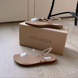 Steve Madden Clear Sandals size 7